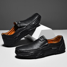 R 76812 Hand Stitched Loafer Men's Casual Shoes �ֹ������ָ�