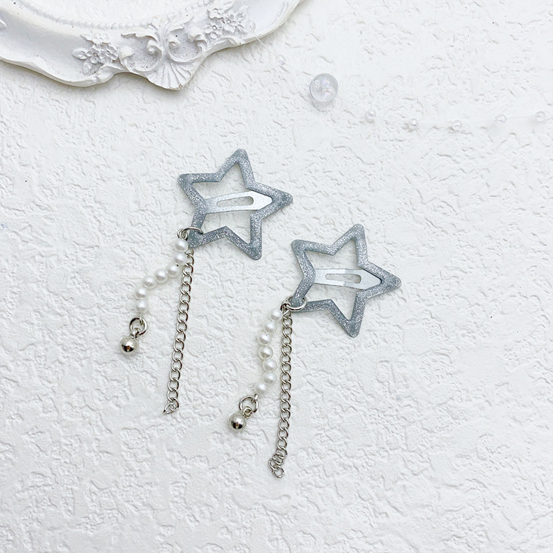 Women's Gender IG Style, Y2K Style IG Style Y2K Women's Star Alloy Charm Hair Clips