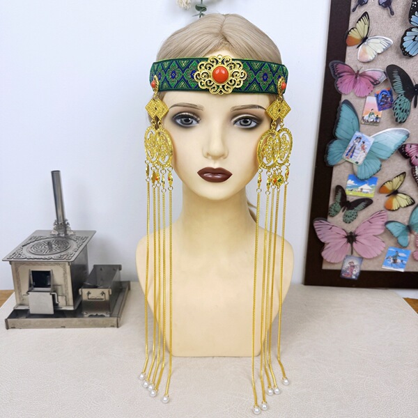 Ethnic headband with tassels