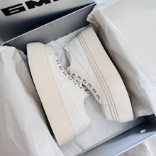 高版本2025年新款十字花流星滑板球鞋复古小脏鞋厚底增高帆布鞋女