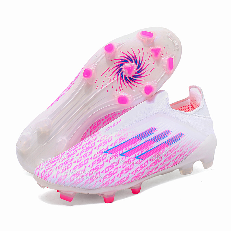 2025 nuevas zapatillas de entrenamiento de pareja transfronterizas zapatillas de entrenamiento de moda de clavos largos zapatos de fútbol juveniles de hombre y mujer