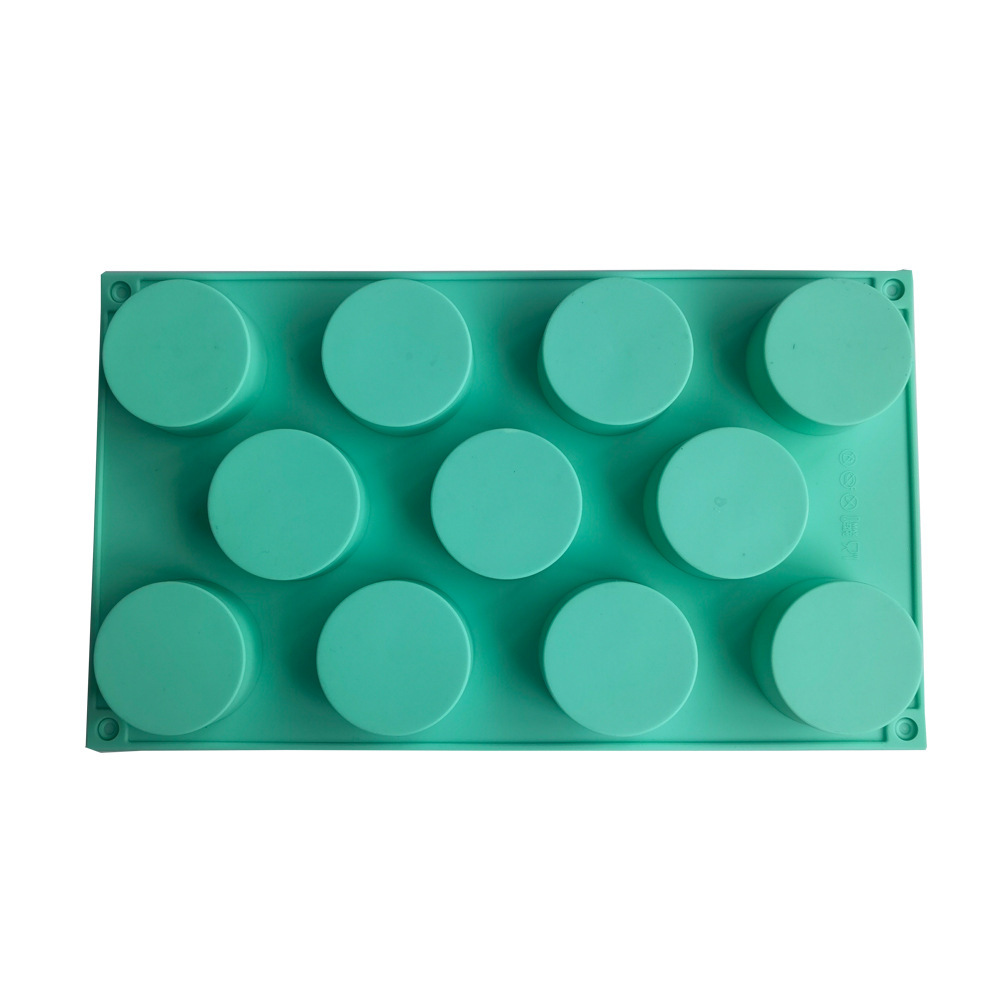 11 cilindro 31 molde de silicona pastel helado pudín molde de postre jabón utensilios de cocción