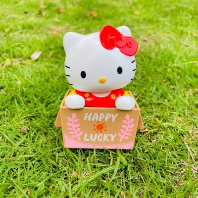 Cartoon Swing Doll Car – Car ornaments - red-cat