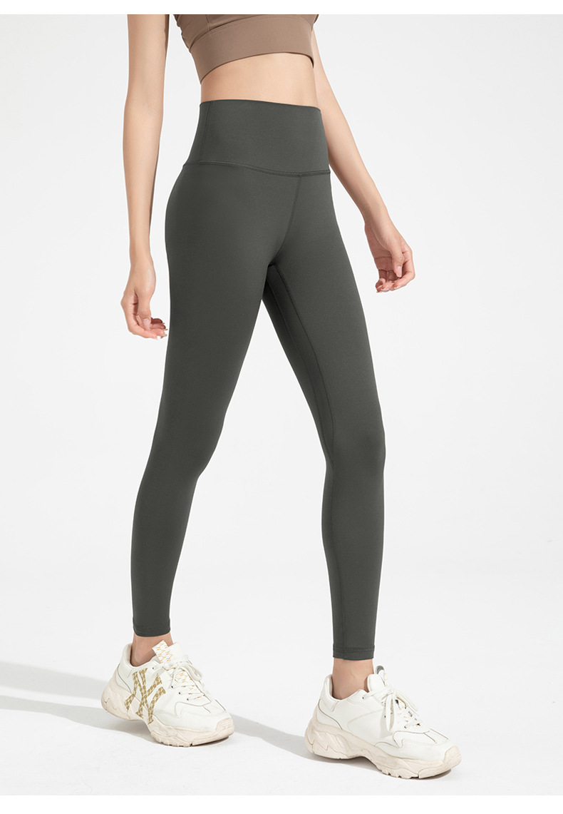 140g Weight Ankle-Length Pants Length Nylon Fabric Type Leggings Pants Type Fitness, Yoga Occasion Solid Color Pattern Spring, Autumn Season Casual, Sports Style Casual Sports Solid Color Nylon Active Bottoms Leggings 7