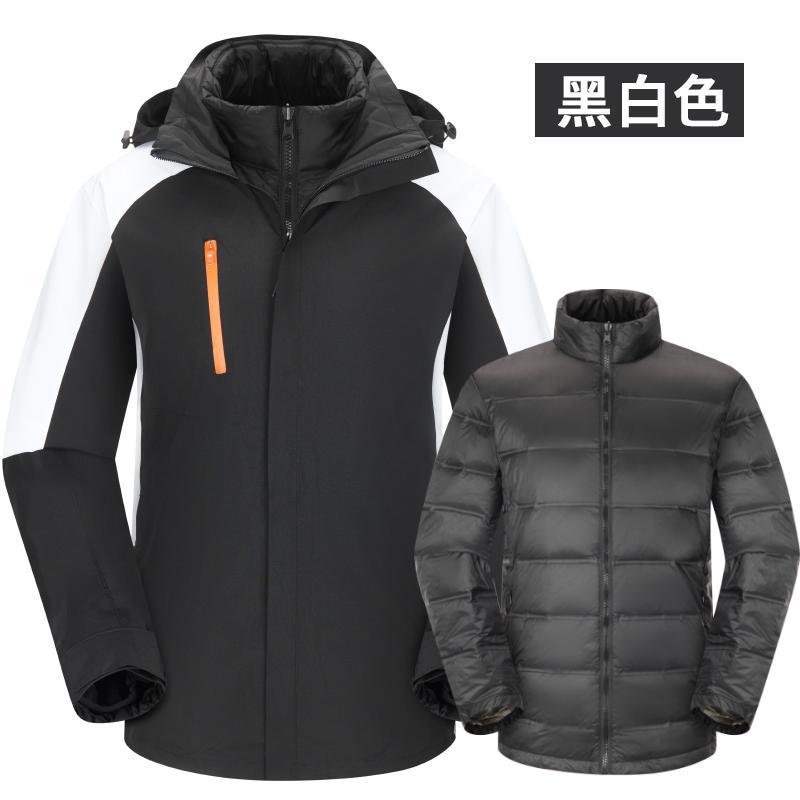 3 - en - 1 vestir de asalto desmontable revestimiento impermeable herramienta abrigo