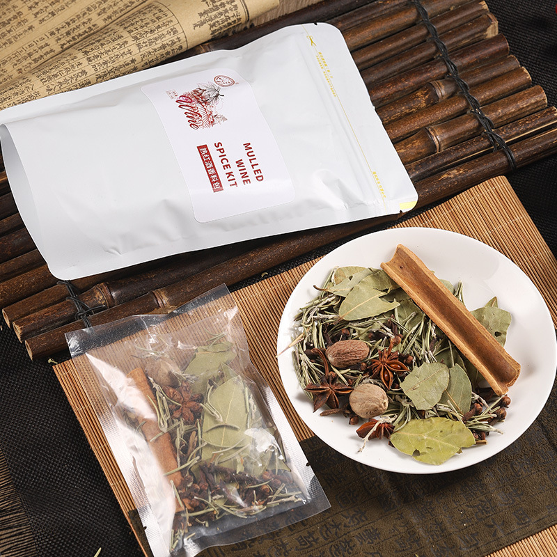 熱紅酒香料包一件代發八角丁香調料包可煮聖誕紅酒料包 紅酒料包