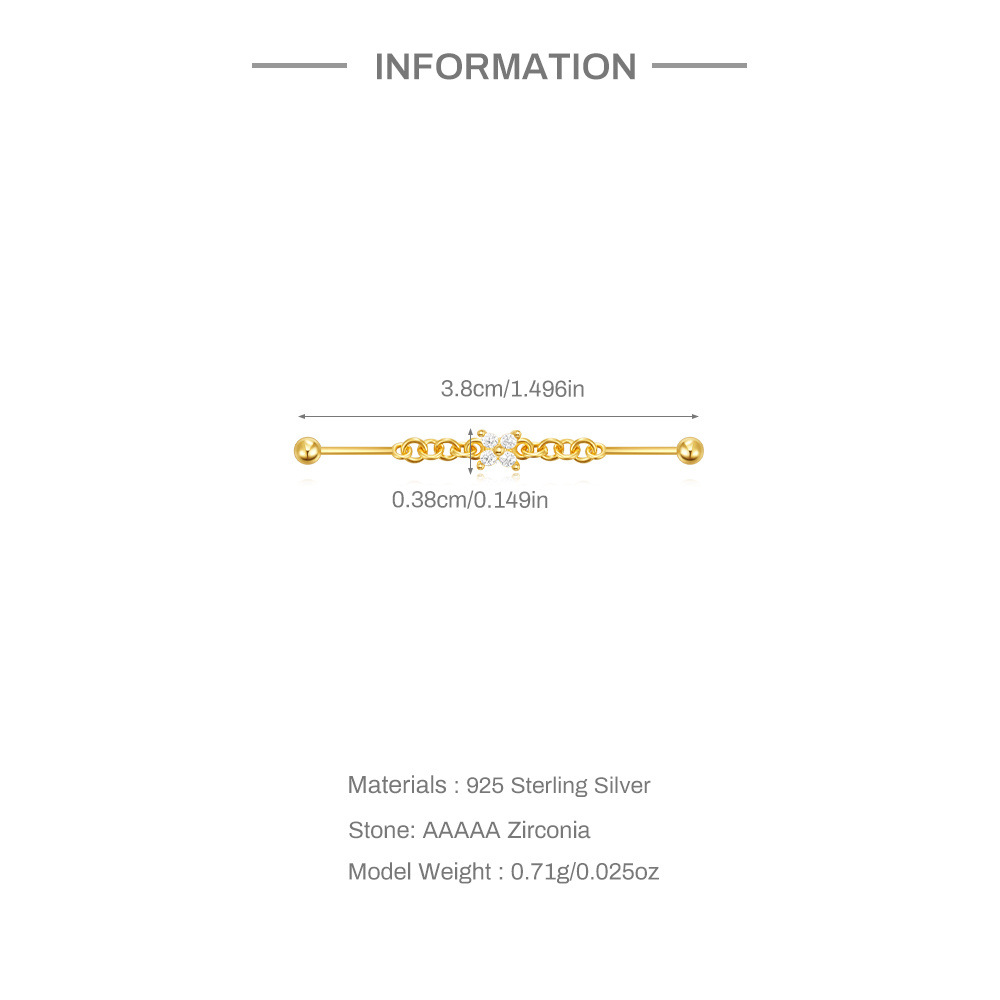 3g Weight Zircon Inlay Material Ear Studs Classification Ear Cartilage Rings & Studs Piercing Type 1 Piece Quantity Daily, Festival Occasion 925 Sterling Silver Material Geometric Pattern Unisex Gender Inlay Design Simple Style Style 1 Piece 925 Sterling Silver Zircon Geometric Ear Studs 3