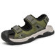 Sandals Men's 2025 Summer Breathable Outdoor Hollow-out Baotou Beach Shoes Men's Soft-soled Mesh Lightweight Outer Wear Sandals