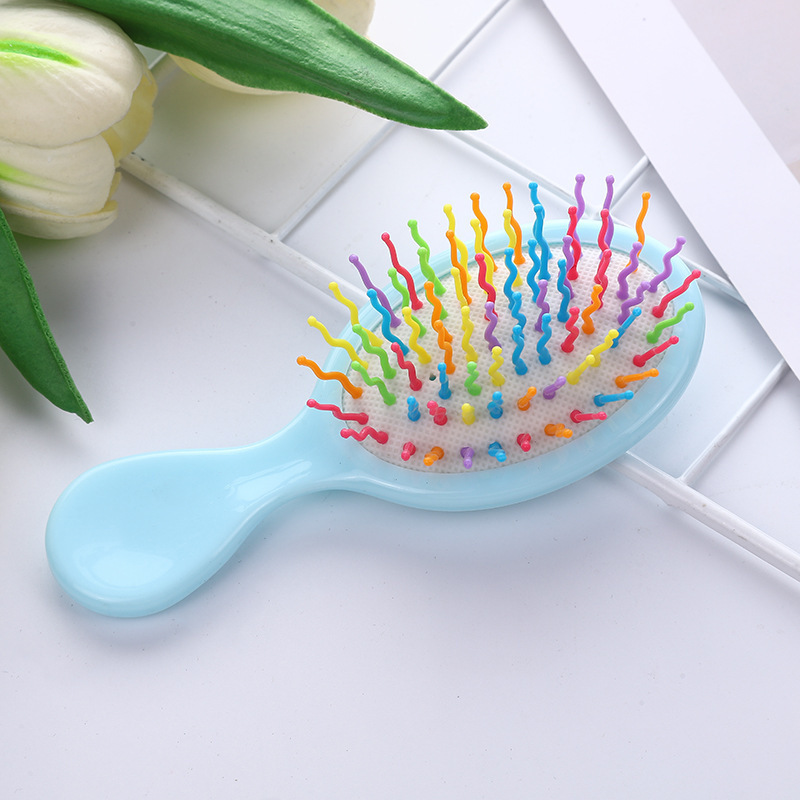 Peine de Masaje con Cojín de Aire PP Portátil Vertical para Cabello