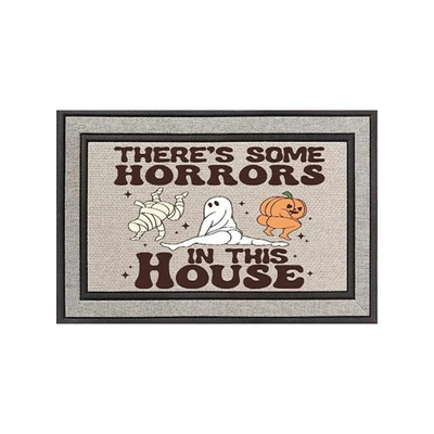 Pumpkin Head Mat Carpet, Avtomobil döşəmə paspasları - s-pumpkin-07-40-60cm-skin-friendly-suede