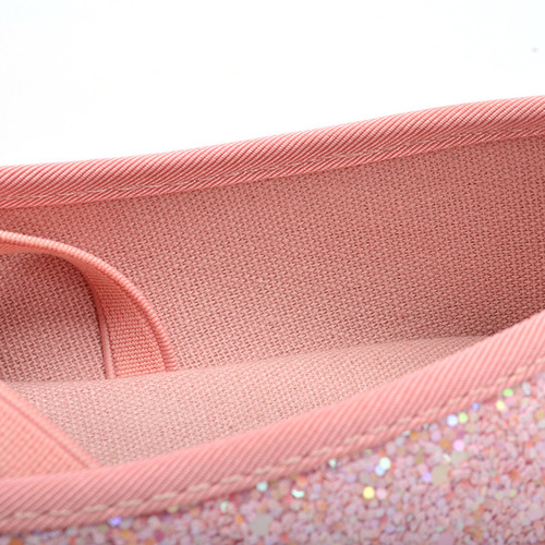  Princess Grite Style Girls' Shoes Korean Version Crystal Shoes with Cute Sparkling Bowknot Girls' Dance Shoes