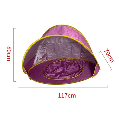 Anti-Uv Tent Camping Thickened – Avtomobil dam çadırları - purple-1-person