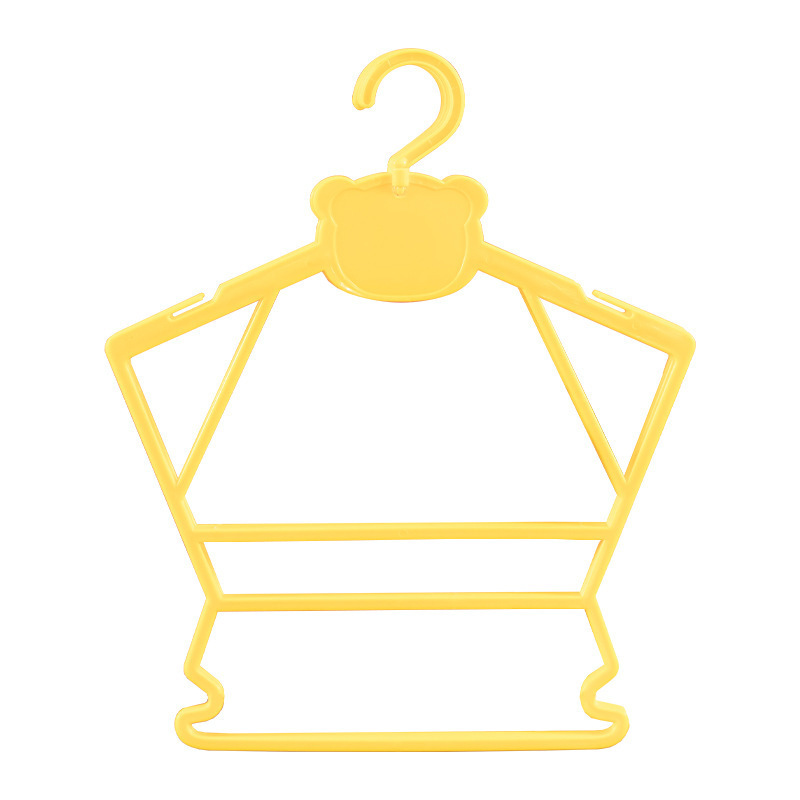 高級店の子供ハンガーのプラスチックフックの服装の一体服の赤ちゃんのハンガーの子供の連体の赤ちゃんのカバー|undefined