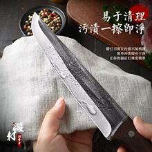 锋利屠宰专用卖肉屠夫老式分割切肉刀杀猪宰羊剔骨不锈钢手工锻打