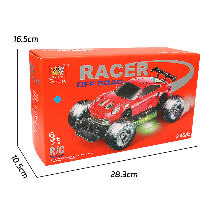 Vehículo todoterreno de control remoto para niños transfronterizos, luces brillantes, apertura de puerta con un botón, coche de control remoto con tracción en las cuatro ruedas, coche de carreras, juguete para niños