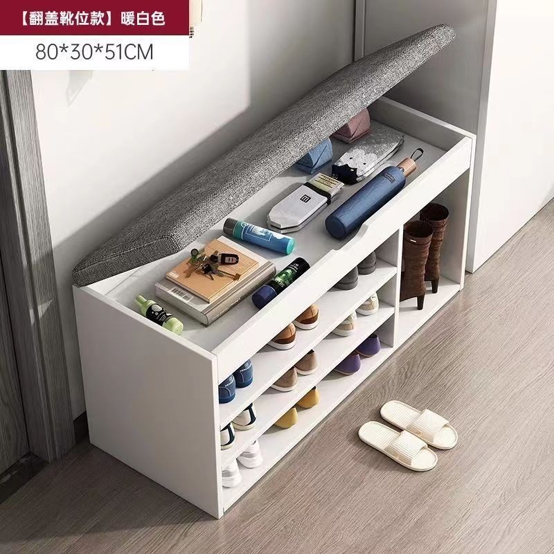 3겹 플립부츠 모델 | 웜화이트 80cm