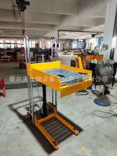 Non-standard drum light duty truck stainless steel manual semi-electric stacker mini lift forklift luggage truck