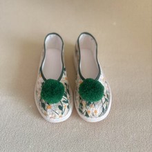 汉服鞋民族风绣花鞋千层底布鞋女老北京女新中式虎头鞋轻便舒适