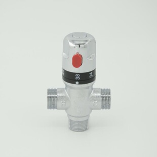 Intelligent Thermostatic Valve, Hot and Cold Water Mixing Valve, Pipeline Valve, Solar Electric Water Heater, 6-Point Dn20 Mixing Valve