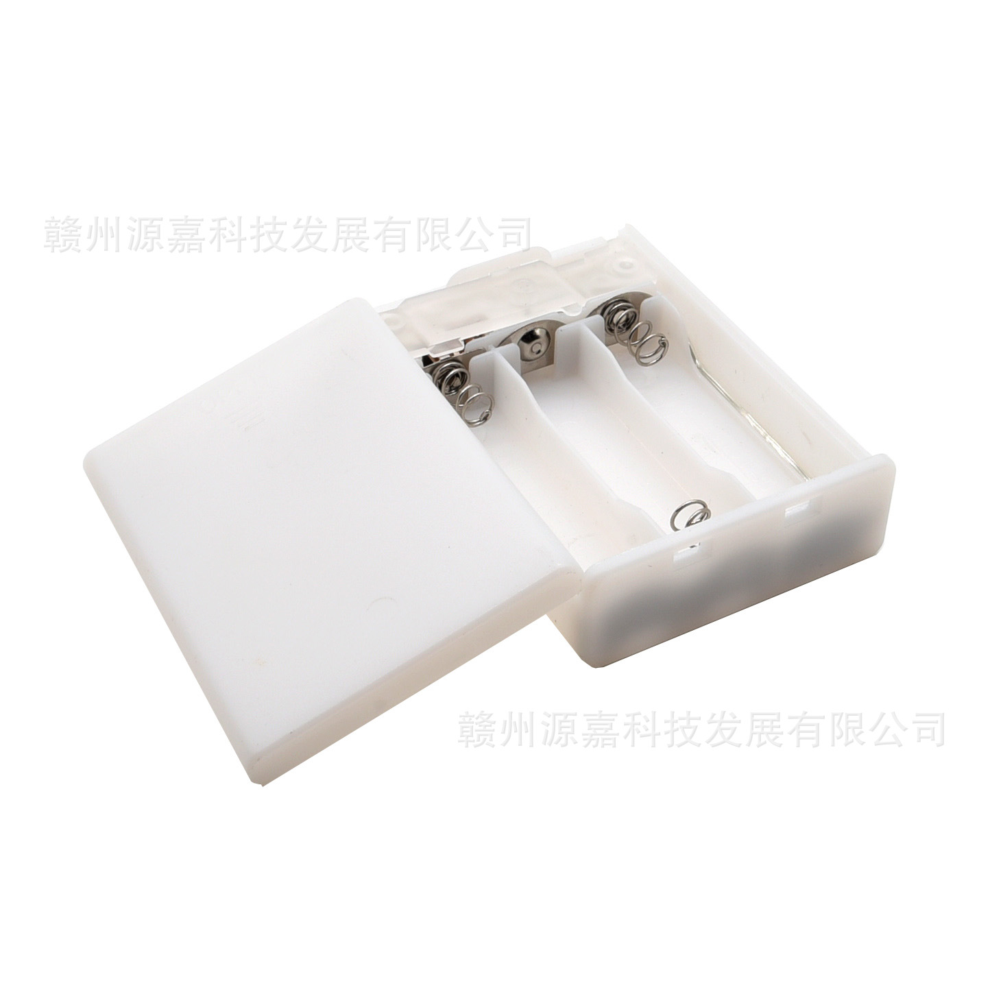 厂家直供3AA户内白色普通电池盒 3节5号室内电池盒