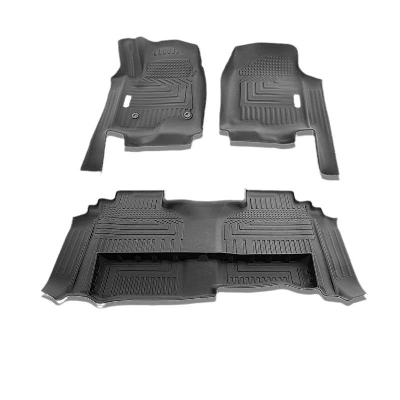 Tapetes de Piso Impermeables para Chevrolet Silverado, Tapetes de TPE para Automóvil