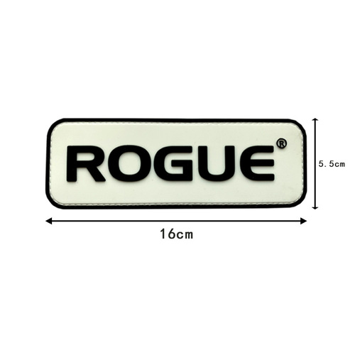 Rogue Fitness Patch CrossFit Sports PVC Velcro Armband Waterproof Backpack Sticker Clothing