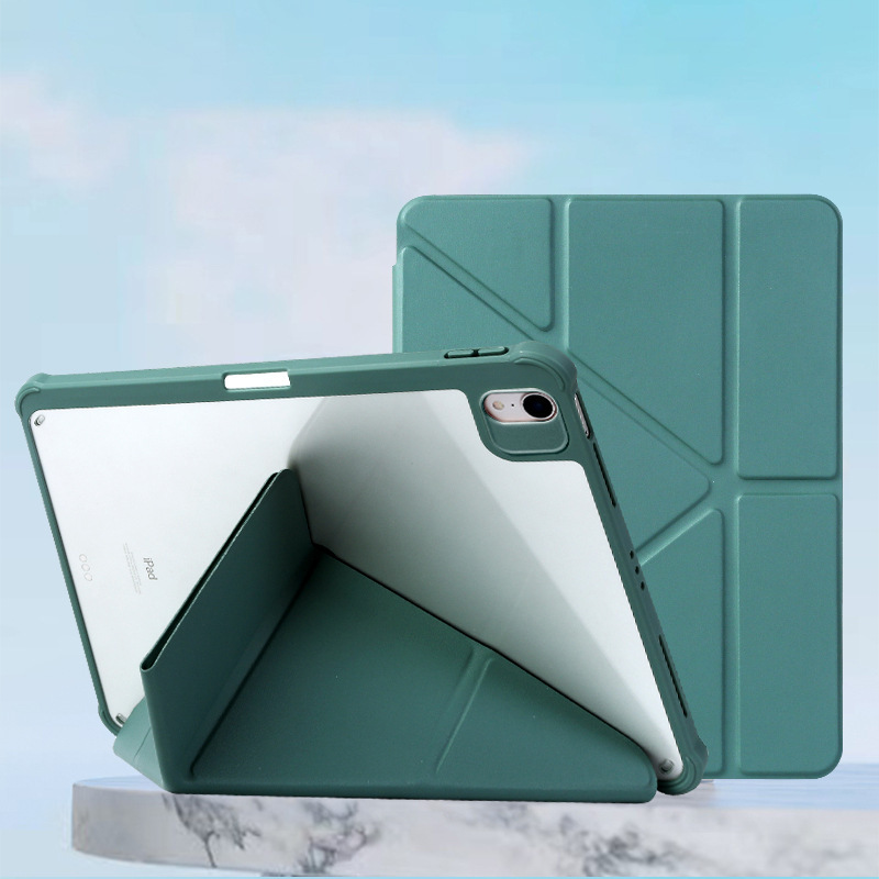 2025iPad 保護ケース Air5/4 透明ハードシェル 耐衝撃 pro11inch ペンホルダー付き 9.7インチ 第8世代スタンド|undefined