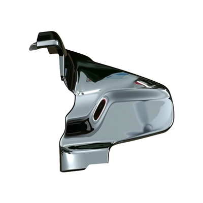 Accessories Side Panels, Motorcycle Fender - left-console-cover-electroplated-silver
