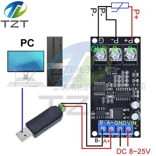 PT100 Platinum Thermal Resistance RTD Galvanic Temperature Sensor Transmitter RS485 MODUBS RTU Module