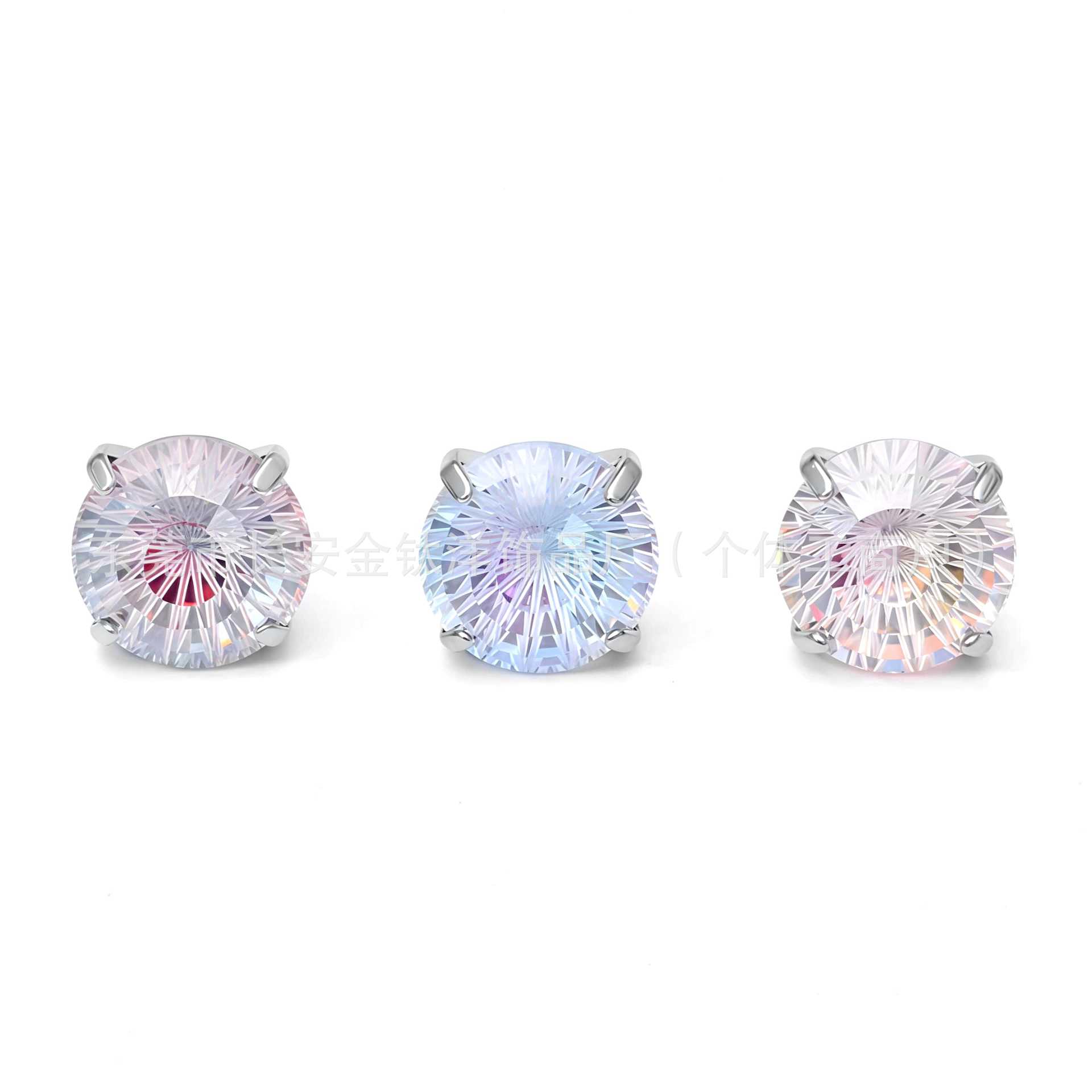 Pointed titanium steel lip stud product view