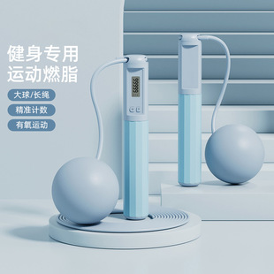 Intelligent Cordless Skipping Rope Fitness Adult Sports Tools Counting Steel Wire Skipping Rope Sporting Goods Wholesale
