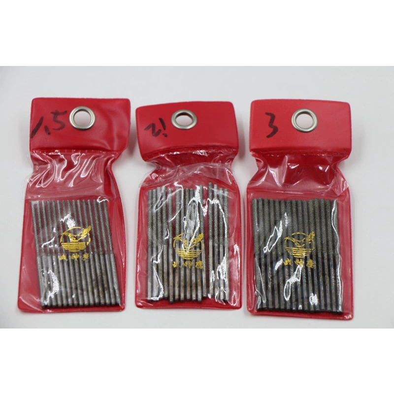 Extended emery grinding needle 2.35mm & 3.0mm handle punching needle wholesale reaming tip needle