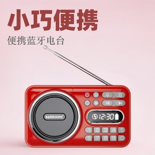 Accompany You New Bluetooth Portable Mini Card Speaker Radio Walkman for the Elderly