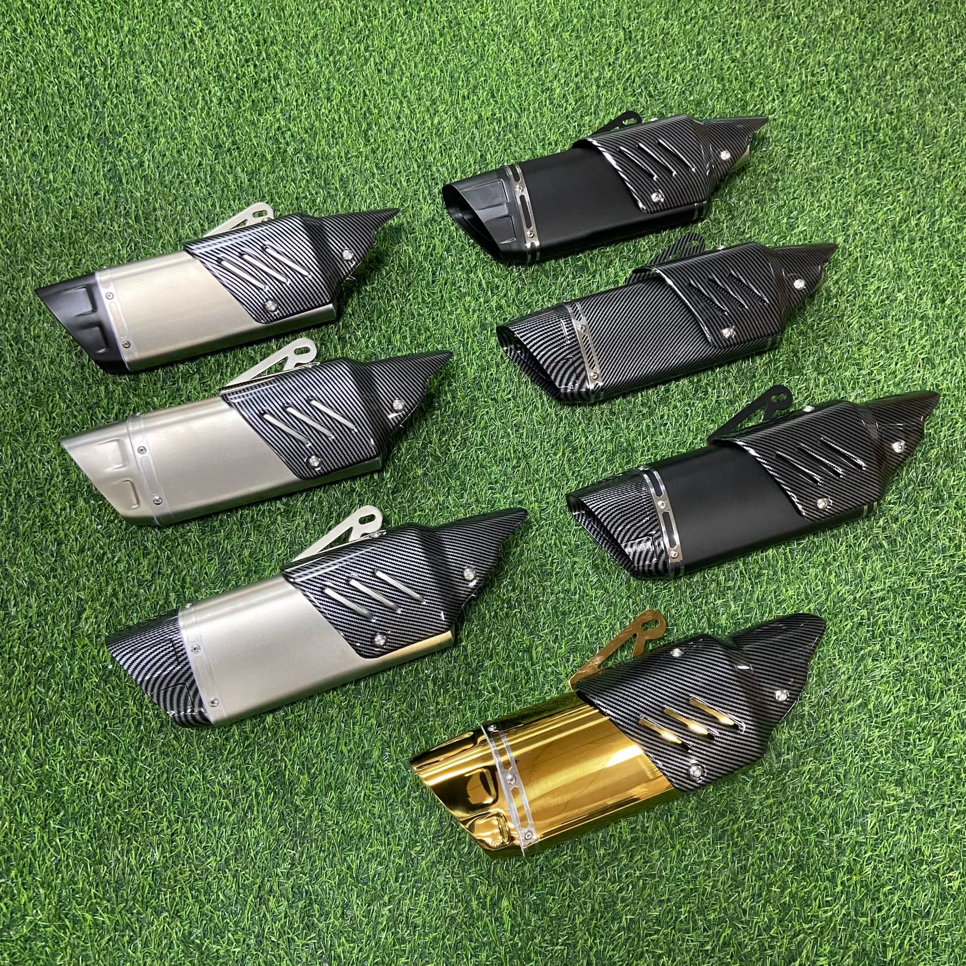 Выхлопная труба мотоцикла K10 имитация углеродного волокна серии ZX4R гонок 350 RC390 Торнадо 302R 252R