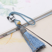 短款流苏手把绳半成品diy包包钥匙扣汽车配饰批发特色熊猫包挂绳