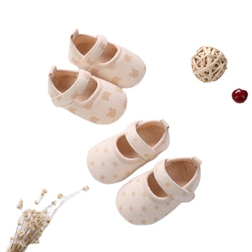 Wholesale  Spring New Unisex Baby Cotton Fabric Slip-Resistant Soft Sole Indoor Learning Shoes Dropshipping One Piece