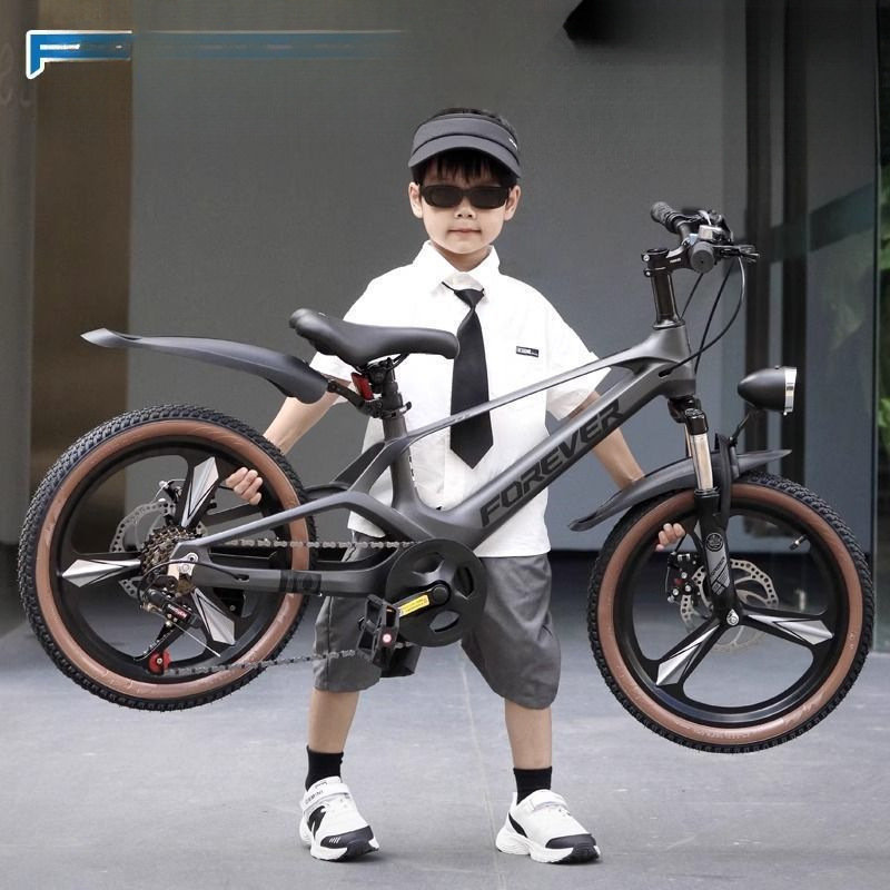 New Permanent Ultra-Light Magnesium Alloy Bicycle for Kidsren Boys and Girls 6 to 12 Years Old 10 to 15 Years Old Mountain Stroller