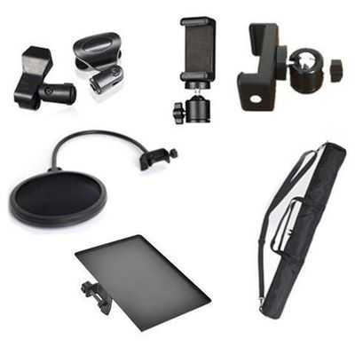 Mobile phone holder Microphone clip Support bag Bracket Tray Shelf Double BOP Network Distribution network