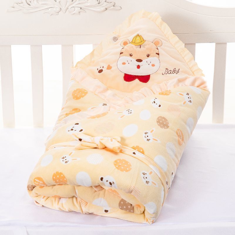 baby Cuddle Newborn spring and autumn thickening Blanket quilt Newborn Scarf go out baby Supplies