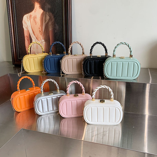 Online Shoulder Crossbody Bag  Personality Fashion Checkered Bag Women Trendy Fresh Sweet Small Square Bag