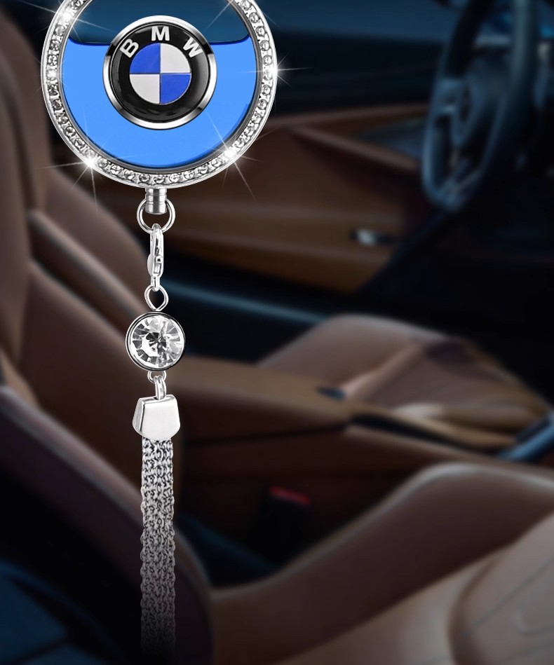 Cross-Border Car Perfume Pendant Car Interior Supplies Manufacturer Car Creative Personalized Perfume with Diamond Pendant Aromatherapy