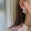 Design universal advanced earrings from pearl, light luxury style, simple and elegant design