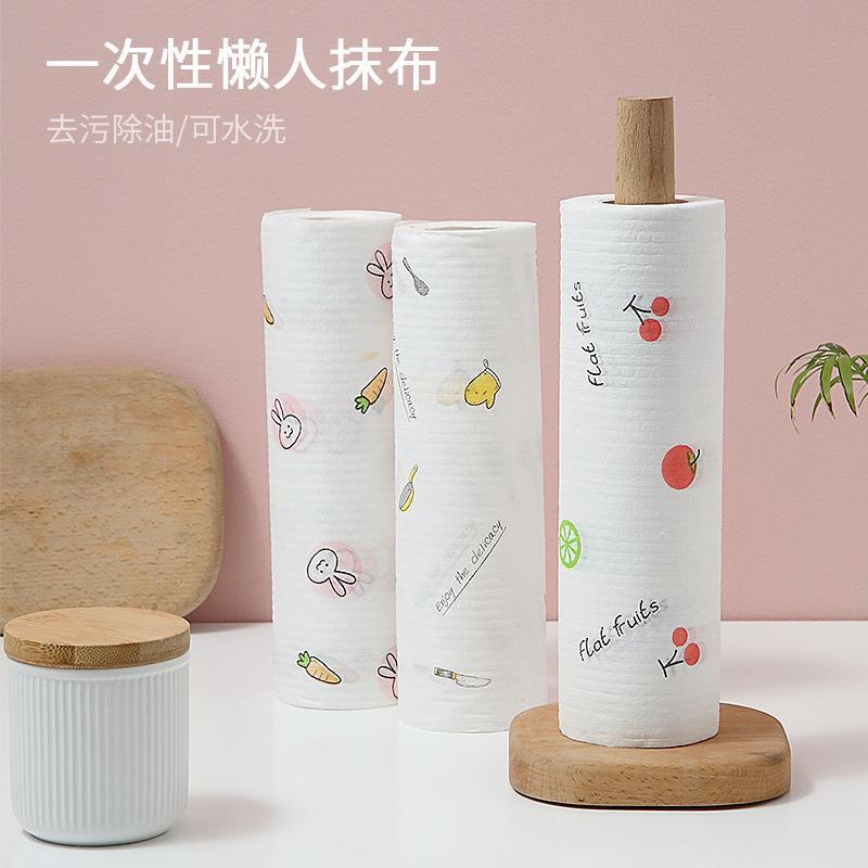 懒人抹布印花厨房无纺布干湿两用日用品百洁布抹布一次性无纺布厂|undefined