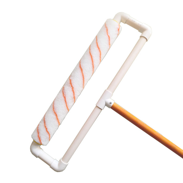 20 pulgadas 50 cm de pelo corto, pelo medio, pelo largo, cepillo de rodillo, soporte de tubo de plástico, cepillo de rodillo grande