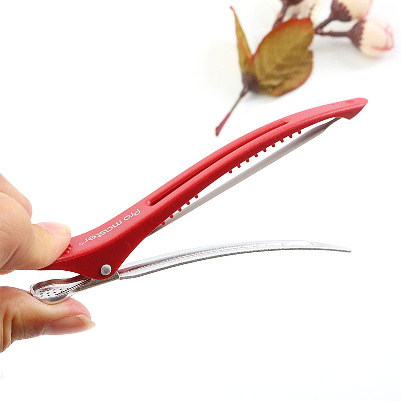 Fermagli per capelli lunghi a becco d'anatra senza cuciture, per frangia larga, per parrucchieri_voghion.com