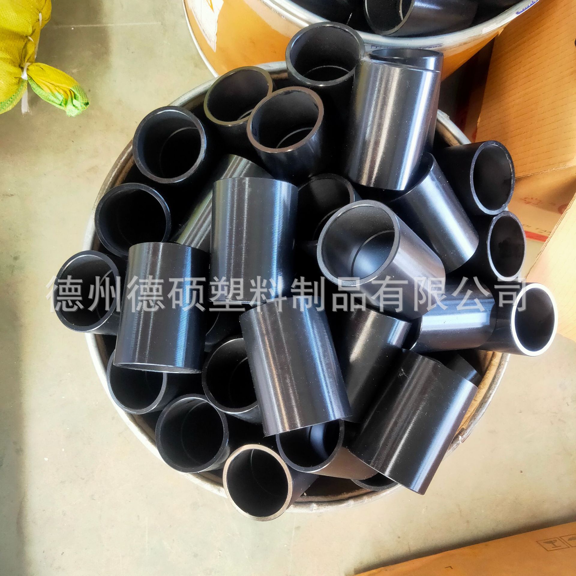 MC含油自润滑尼龙轴套/耐磨绝缘PA6尼龙件/MC尼龙防尘套