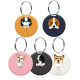 Round Bluetooth anti-lost device Bluetooth 5.2 two-way alarm smart positioning mobile phone key anti-lost device source factory