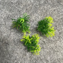Simulated Plant Lawn Aquatic Accessories Artificial Plastic Fake Lawn Decoration Green Plant Wall Accessories Simulated Lawn