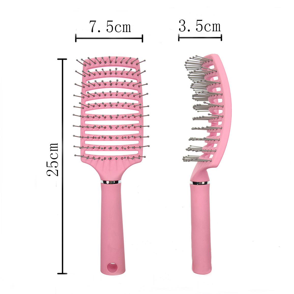 寬齒鏤空大彎梳 弧形美發(fā)梳 按摩排骨梳 順發(fā)美發(fā)梳 油頭造型梳