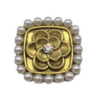 Xiao Xiang wind pearl bee alloy accessories temperament rose jewelry retro hair accessories clothing shoes flower DIY accessories